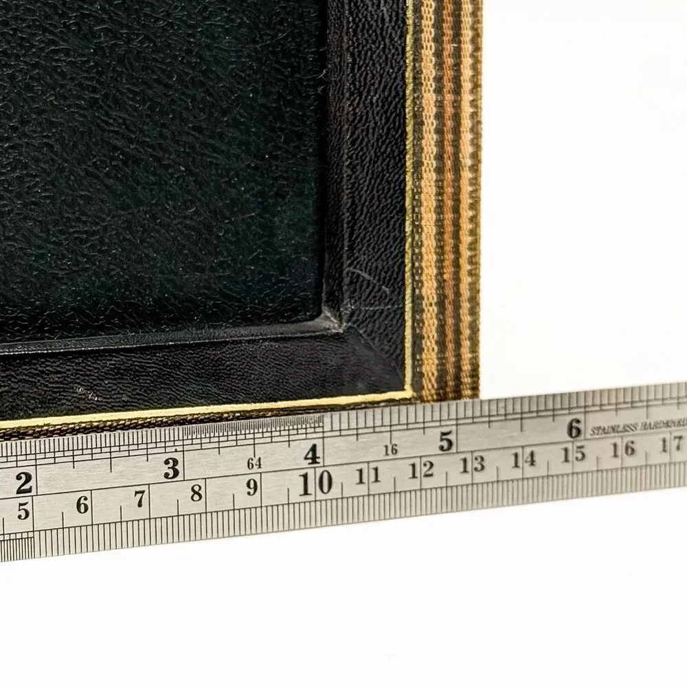 Vintage R & Y Augousti London Woven Textile Photo Frame 5x7 Fits 3.5x5 Designer